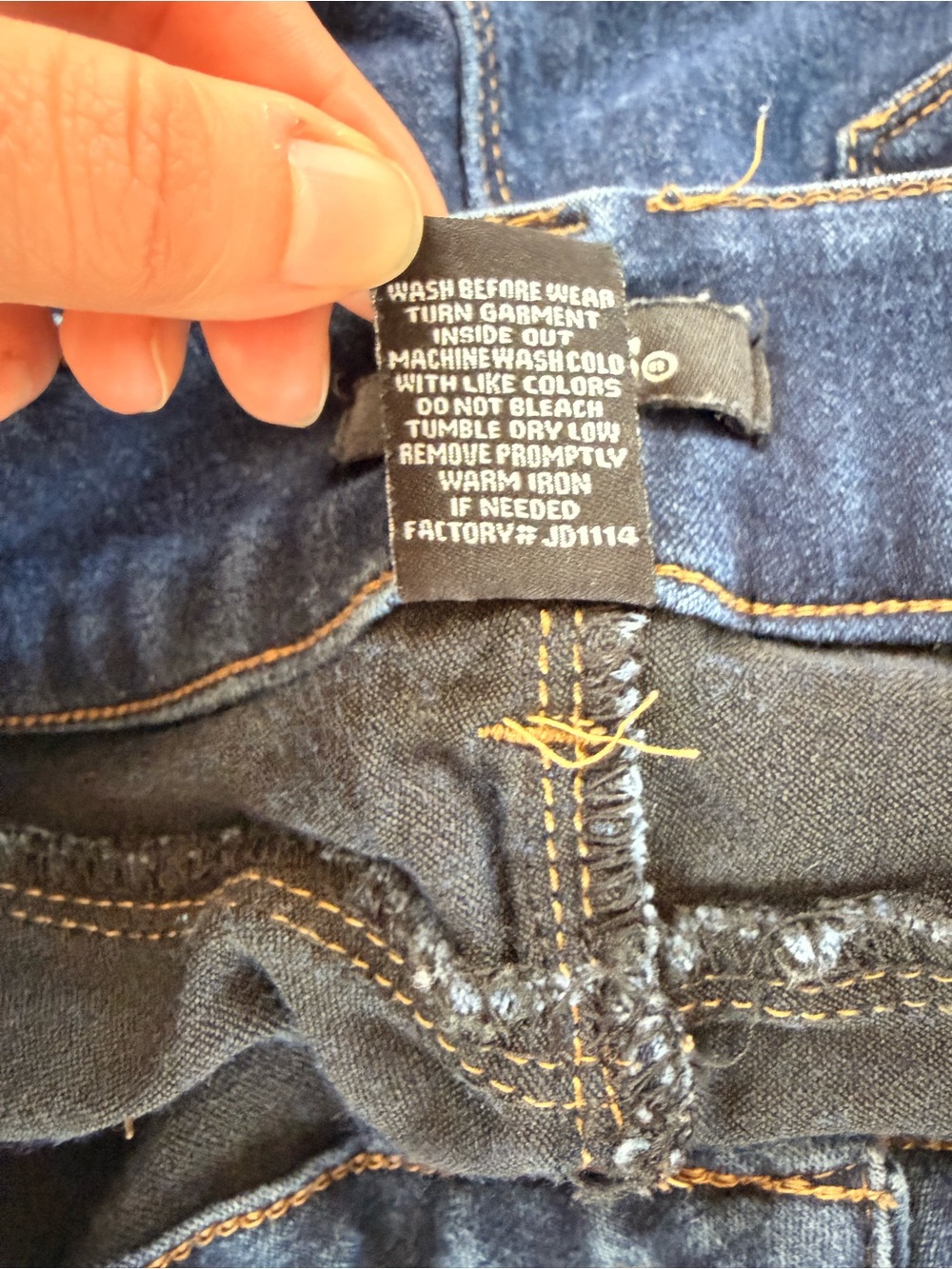 d. jeans Dark Blue Women's Skinny Jeans - Picture 3 of 4